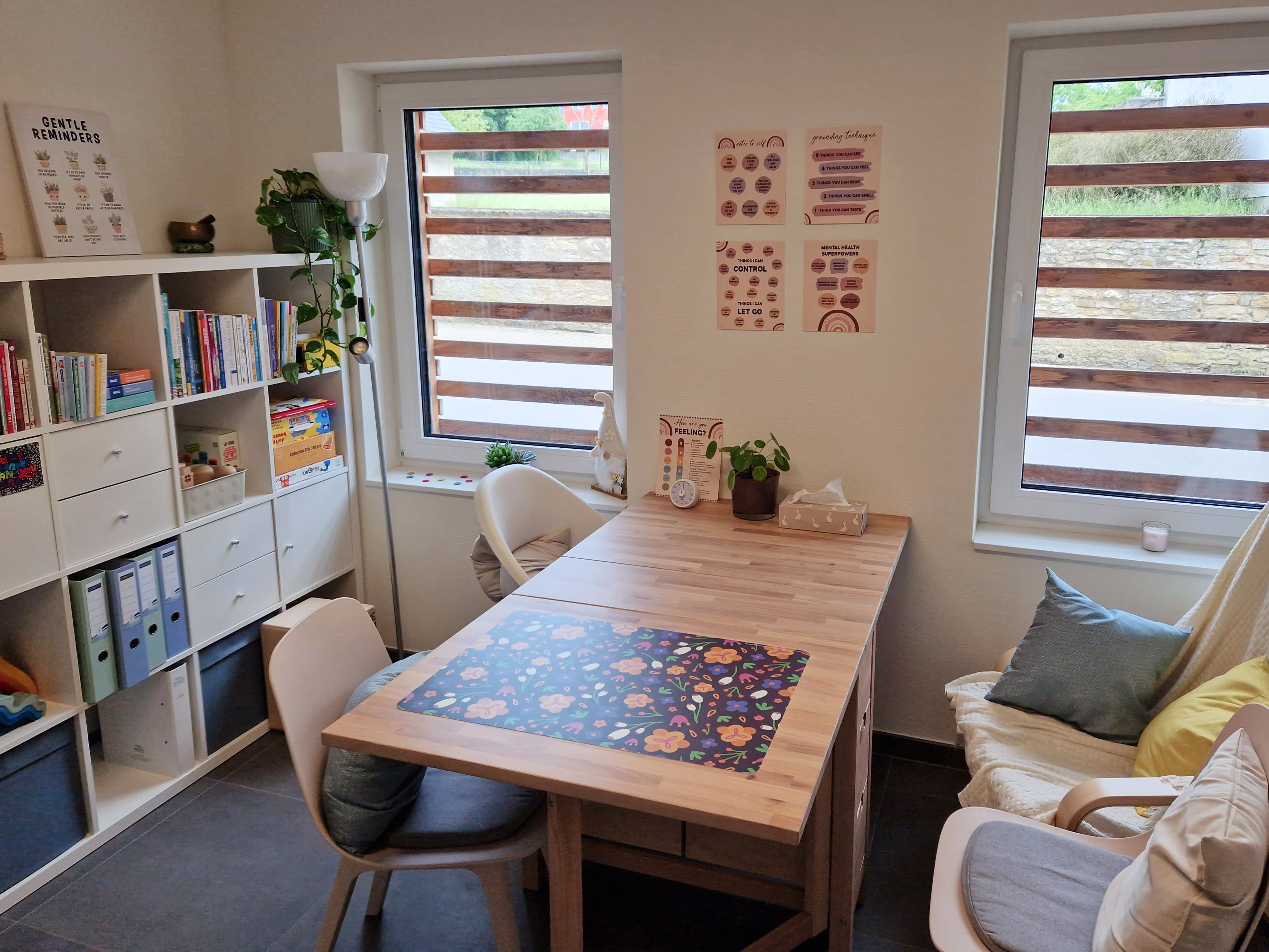 Calm consultation environment at the Kindness office